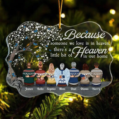 Always Beside You - Personalized Memorial Ornament Ornament The Next Custom Gift