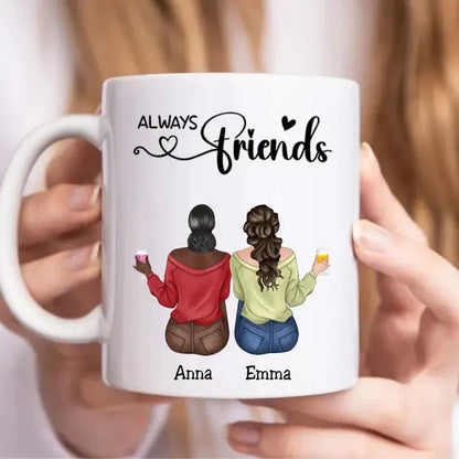 Always Friends - Personalized Mug (VT) Mug The Next Custom Gift