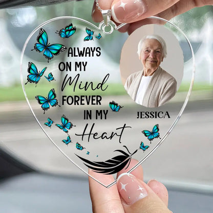 Always On My Mind - Personalized Car Photo Ornament ornament The Next Custom Gift