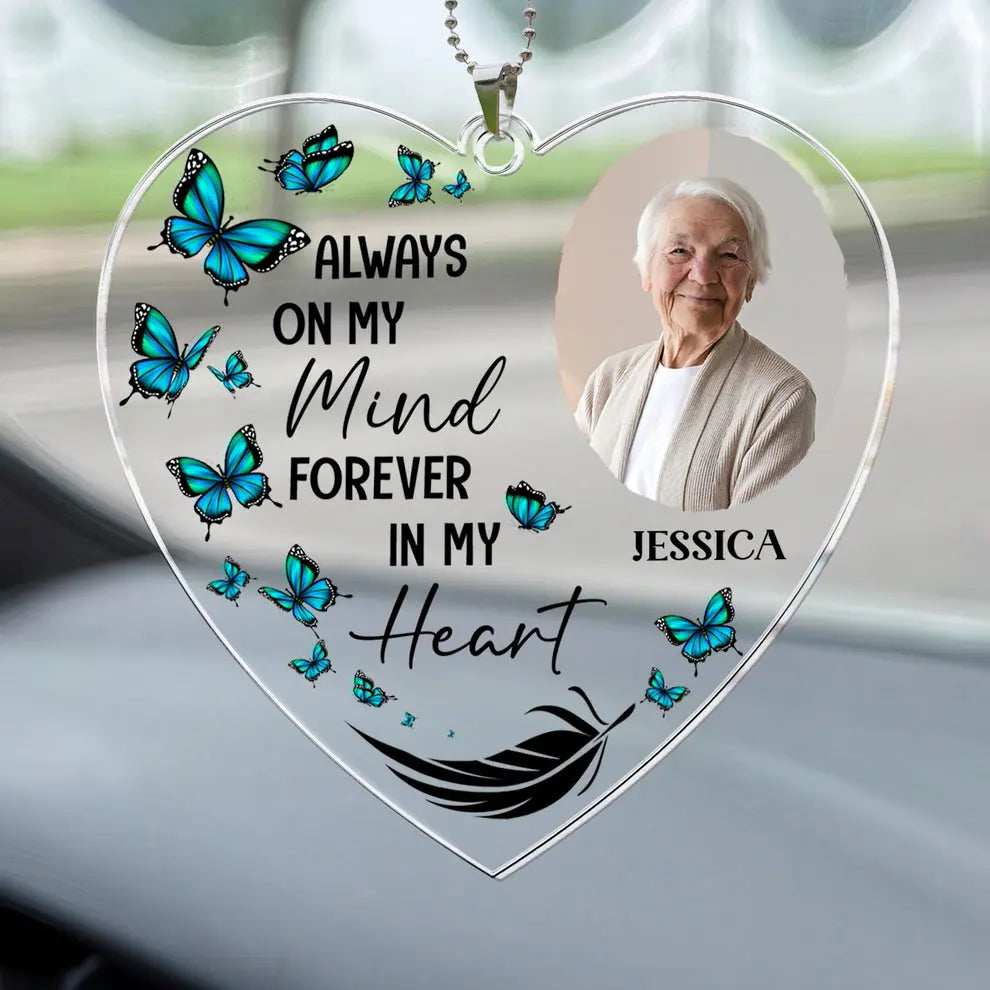 Always On My Mind - Personalized Car Photo Ornament ornament The Next Custom Gift