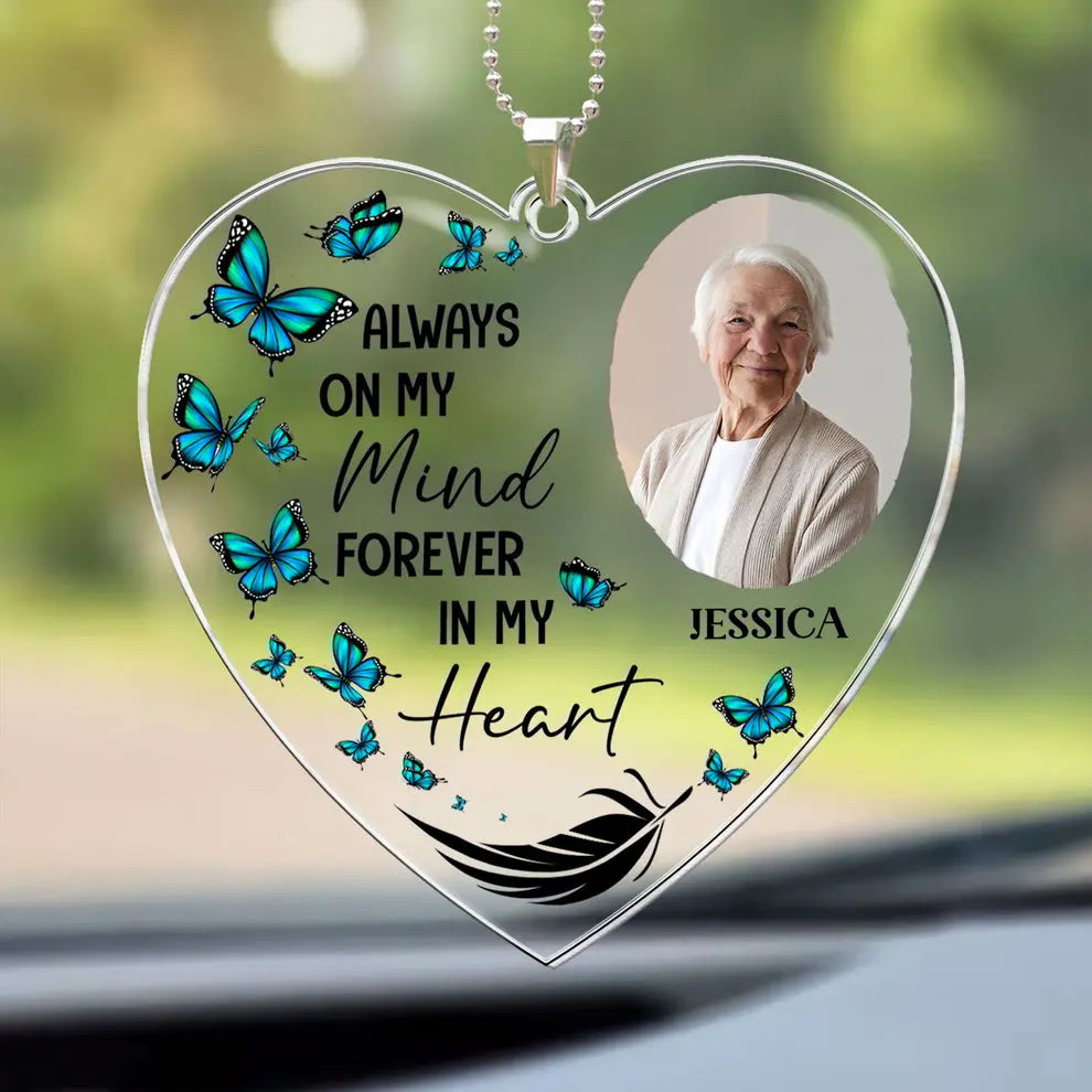 Always On My Mind - Personalized Car Photo Ornament ornament The Next Custom Gift