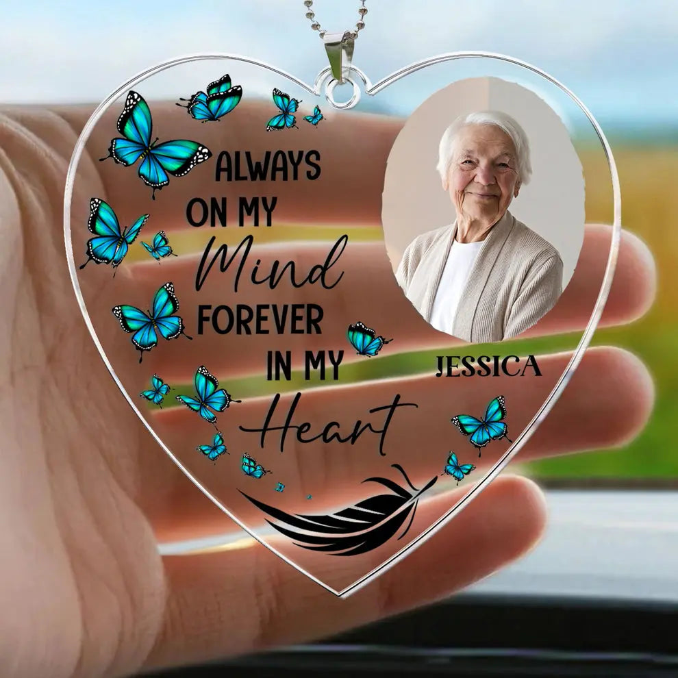 Always On My Mind - Personalized Car Photo Ornament ornament The Next Custom Gift