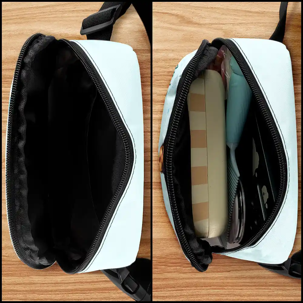 And So The Adventure Begins - Personalized Crossbody Belt Bag