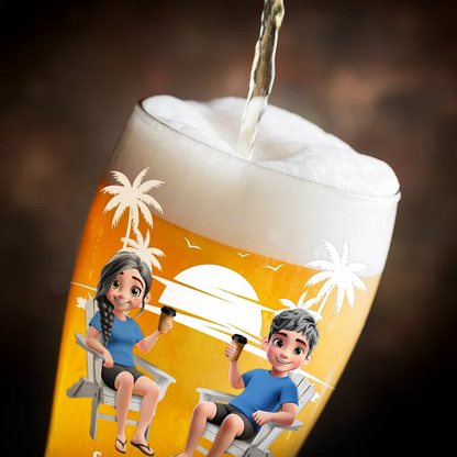 Annoying Each Other Since - Personalized Pilsner Glass
