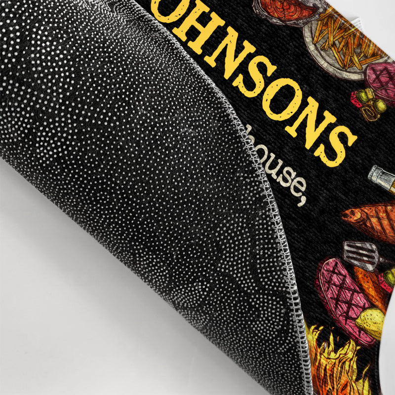 As For Me And My House Grilling BBQ Home Decor - Personalized Custom Doormat