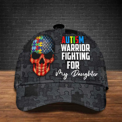 Autism - Autism Warrior Fight For My Son - Personalized Classic Cap Hat The Next Custom Gift