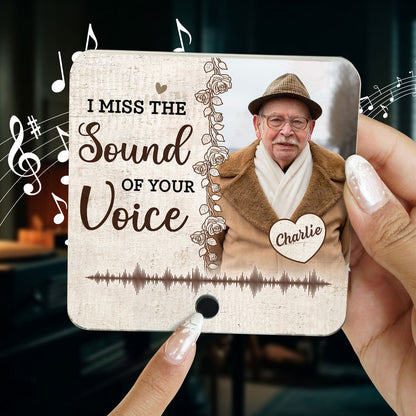 Always With You Custom Photo Voice Message Memorial Keepsake Personalized Music Fridge Magnet