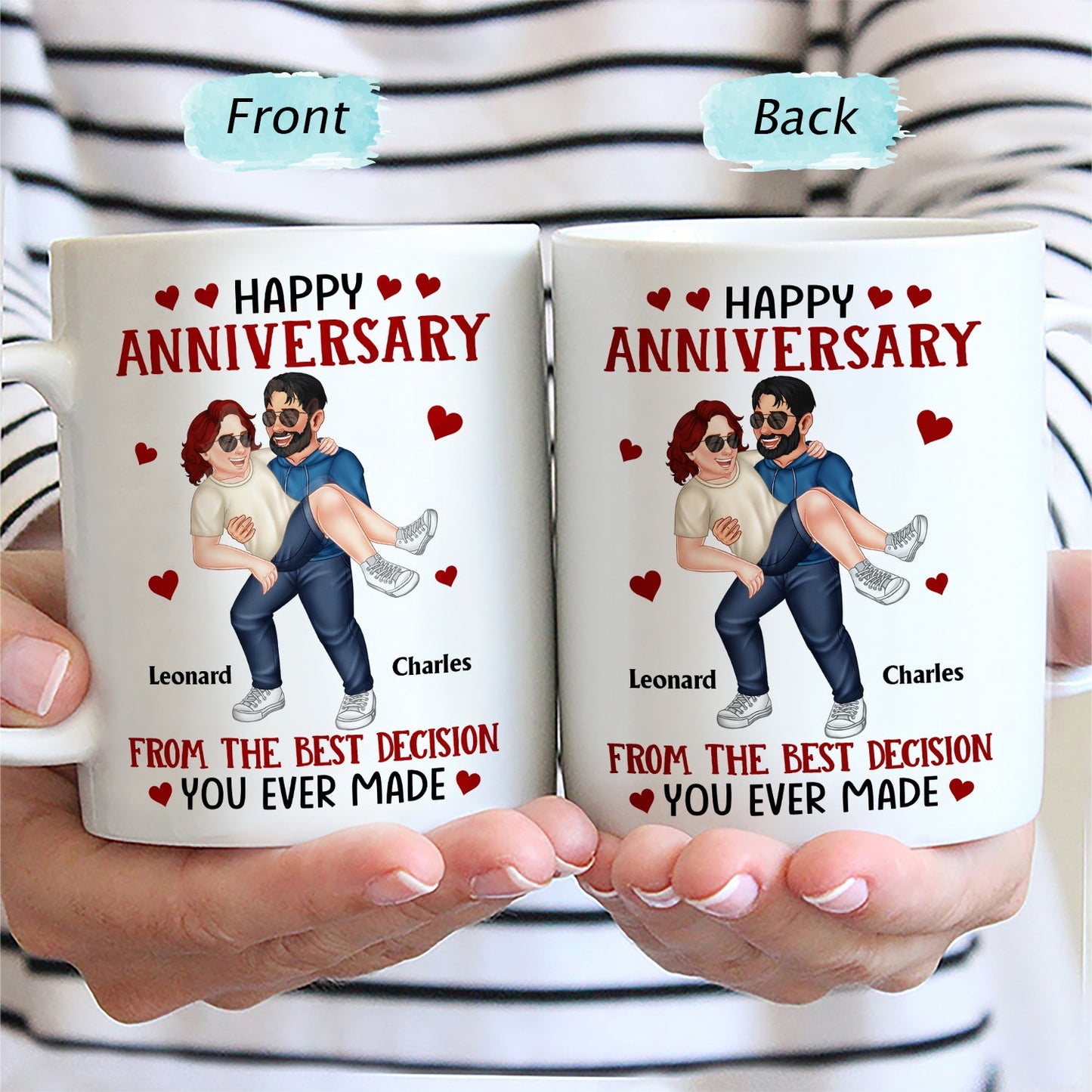 From The Best Decision You Ever Made - Gift For Couples, Husband, Wife, Boyfriend, Girlfriend - Personalized Mug