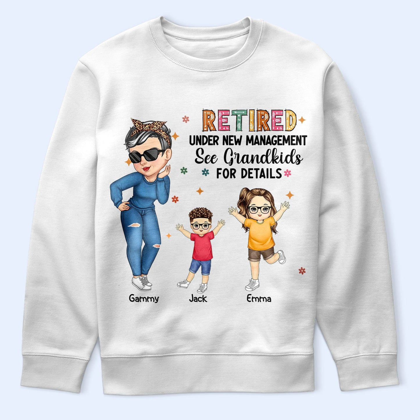 Retired Under New Management - Personalized T Shirt