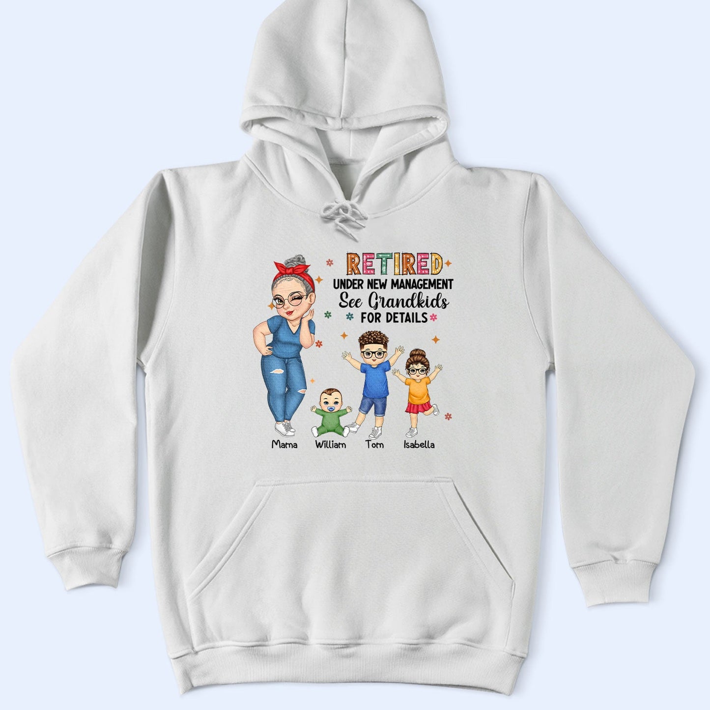 Retired Under New Management - Personalized T Shirt