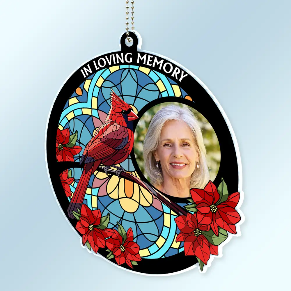 Custom Photo I'm Always With You Memorial - Personalized Acrylic Car Hanger