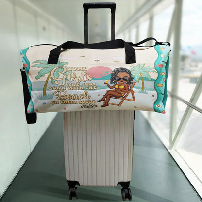 Just A Girl Who Loves Beaches - Personalized Duffle Bag