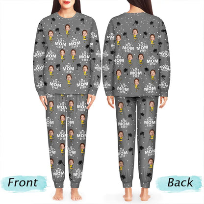 Custom Photo Best Dad Grandpa Ever - Personalized Unisex Pajamas Set
