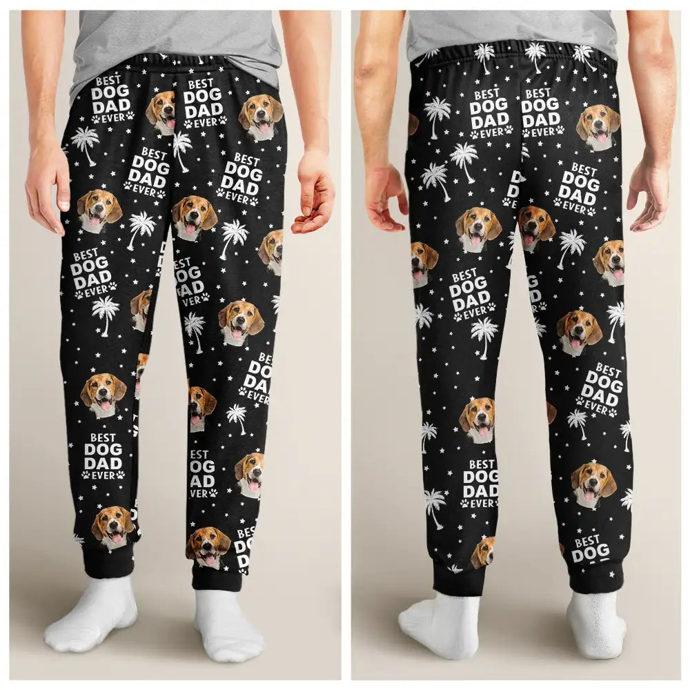 Custom Photo Best Dog Cat Pet Ever - Personalized Pajama Pants