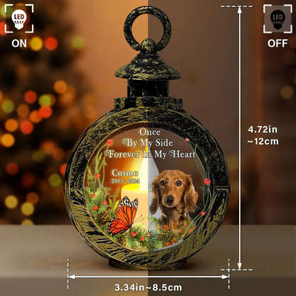 Custom Photo Memorial Your Light Will Always Shine In My Heart - Personalized Candlelight Lantern Ornament