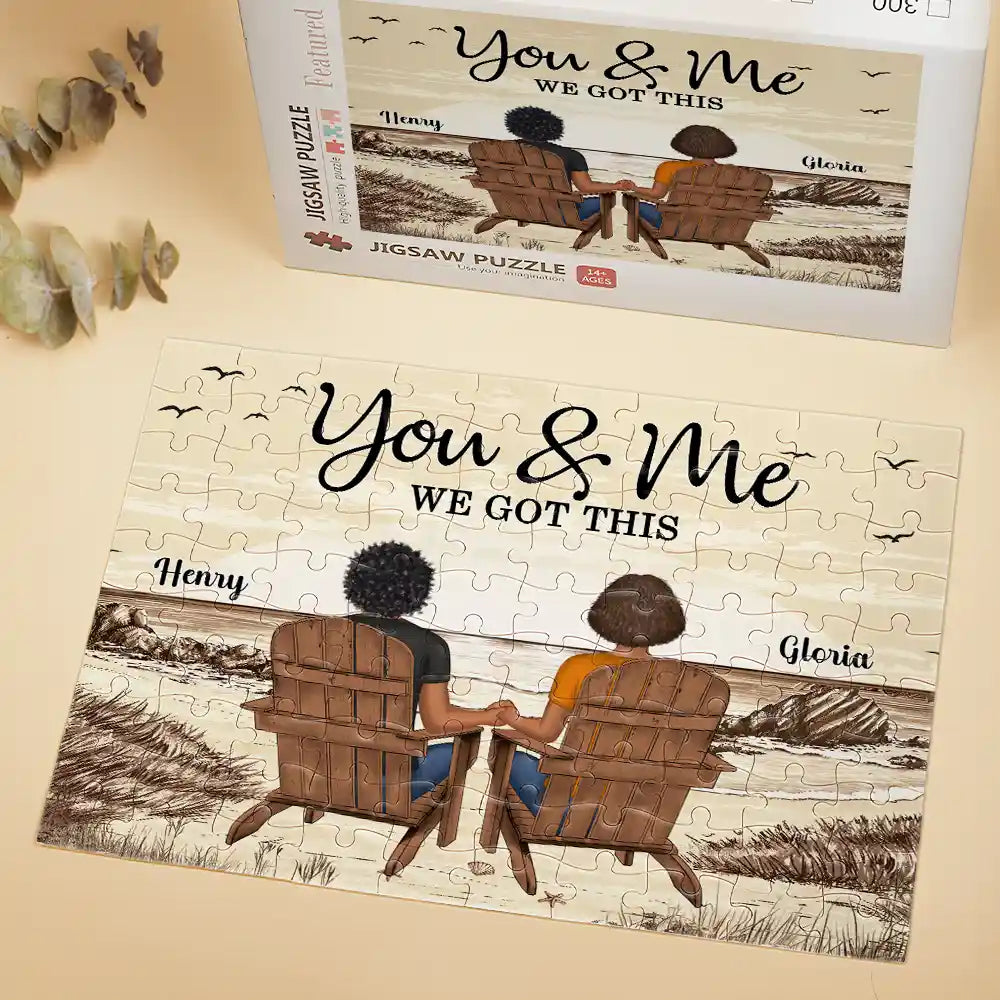 Together We Build A Life We Love - Personalized Jigsaw Puzzle