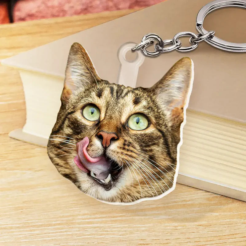 Custom Photo You Are My Sunshine - Personalized Cutout Acrylic Keychain