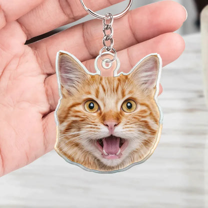 Custom Photo You Are My Sunshine - Personalized Cutout Acrylic Keychain