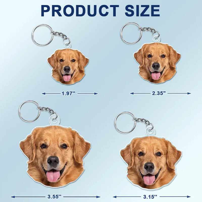 Custom Photo You Are My Sunshine - Personalized Cutout Acrylic Keychain