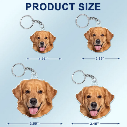 Custom Photo You Are My Sunshine - Personalized Cutout Acrylic Keychain