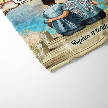 Still Talk About You Widow Middle Aged Couple Skin - Memorial Gift - Personalized Custom Blanket