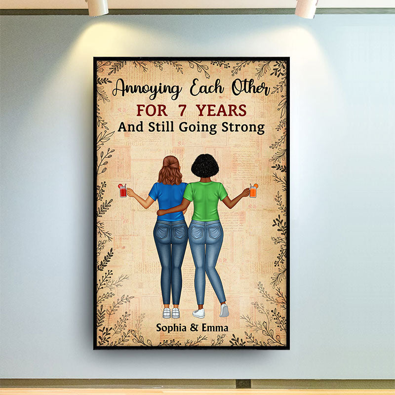 Annoying Each Other - Couple Gift - Personalized Custom Poster
