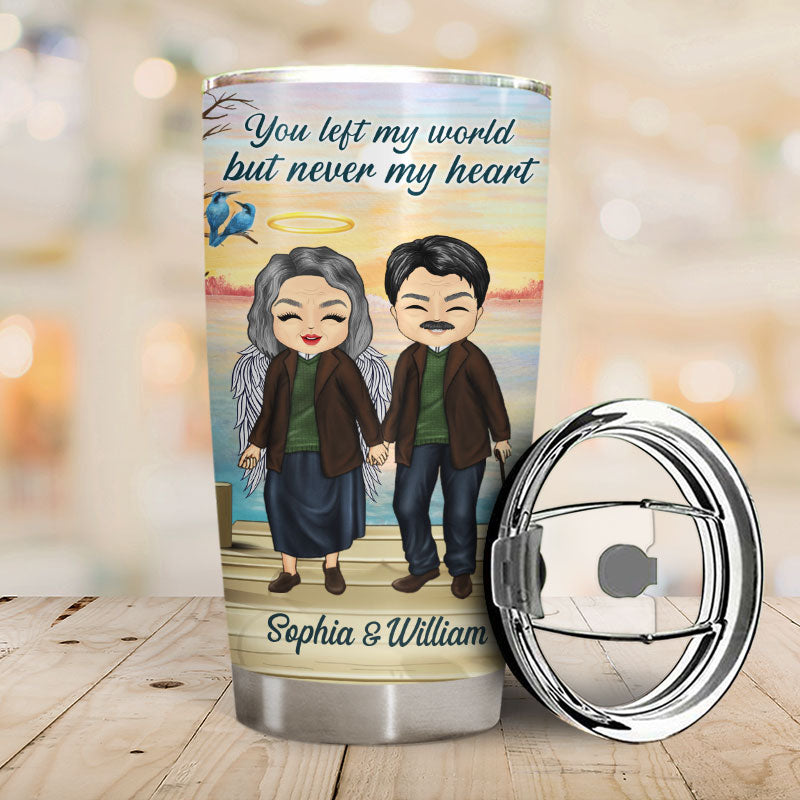 I'm Not A Widow Widower Wings - Memorial Gift - Personalized Custom Tumbler