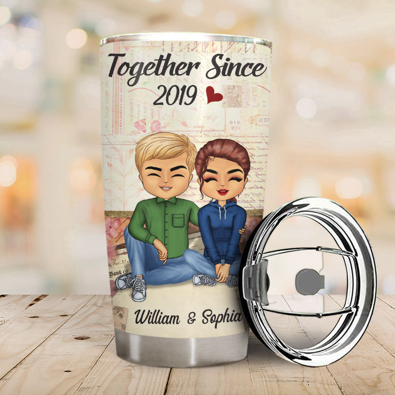 The One Who Needs You Till The End Husband Wife - Gift For Couples - Personalized Custom Tumbler