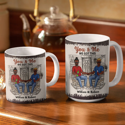 Family Couple The Day I Met You - Couple Gift - Personalized Custom White Edge-to-Edge Mug