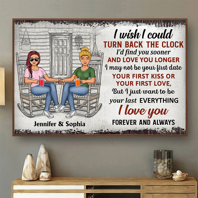 Family Couple The Day I Met You - Couple Gift - Personalized Custom Poster