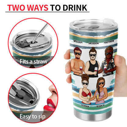 God Made Us Best Friends Because No Moms - Gift For Bestie - Personalized Custom Tumbler