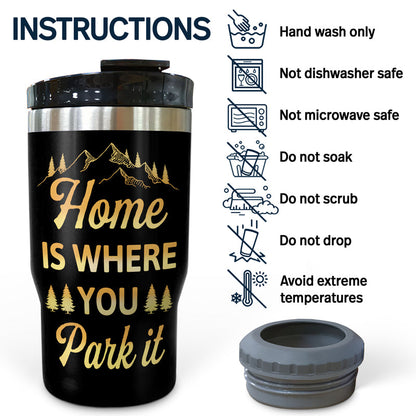 You & Me We Got This Husband And Wife Camping Partners For Life - Gift For Couples - Personalized Custom Triple 3 In 1 Can Cooler