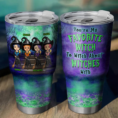 We're Not Sugar And Spice And Everything Nice Witch Best Friends - Bestie BFF Gift - Personalized Custom 30 Oz Tumbler