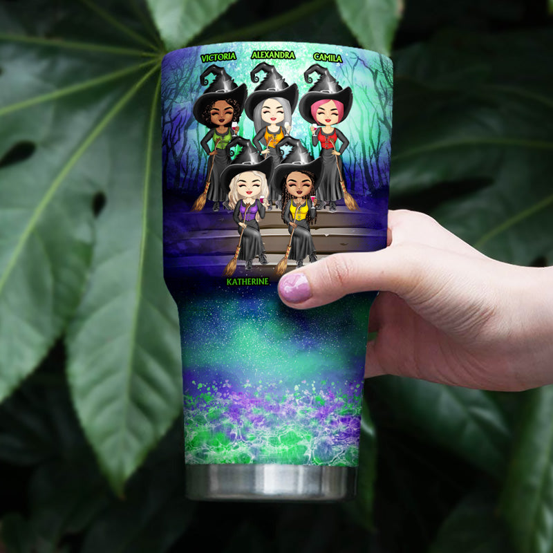 We're Not Sugar And Spice And Everything Nice Witch Best Friends - Bestie BFF Gift - Personalized Custom 30 Oz Tumbler