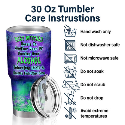 We're Not Sugar And Spice And Everything Nice Witch Best Friends - Bestie BFF Gift - Personalized Custom 30 Oz Tumbler