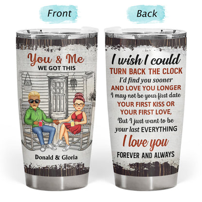 The Day I Met You I Have Found - Anniversary, Birthday Gift For Lover, Husband, Wife, Boyfriend, Girlfriend, Couple - Personalized Custom Tumbler