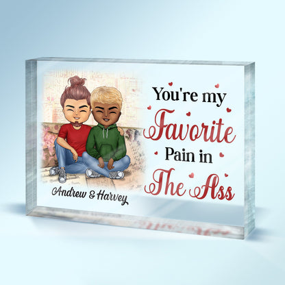 You Are My Best Friend My Human Diary - Anniversary, Home Decor Gifts For Couples, Husband, Wife, Family - Personalized Custom Rectangle Shaped Acrylic Plaque