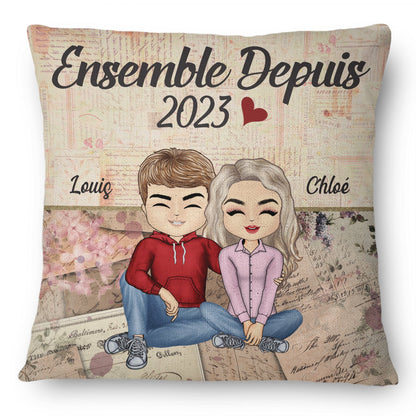 Ensemble Depuis Couple - Oreiller Personnalisé