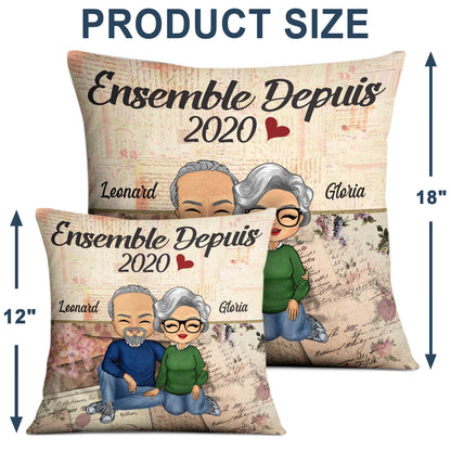 Ensemble Depuis Couple - Oreiller Personnalisé