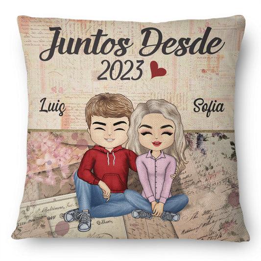 Juntos Desde Pareja- Almohada Personalizado