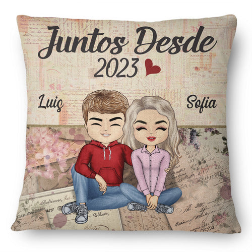 Juntos Desde Pareja- Almohada Personalizado
