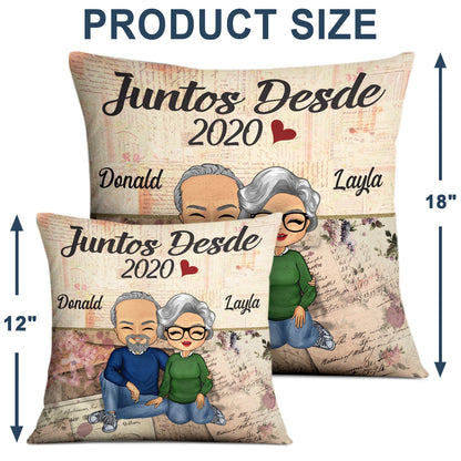 Juntos Desde Pareja- Almohada Personalizado
