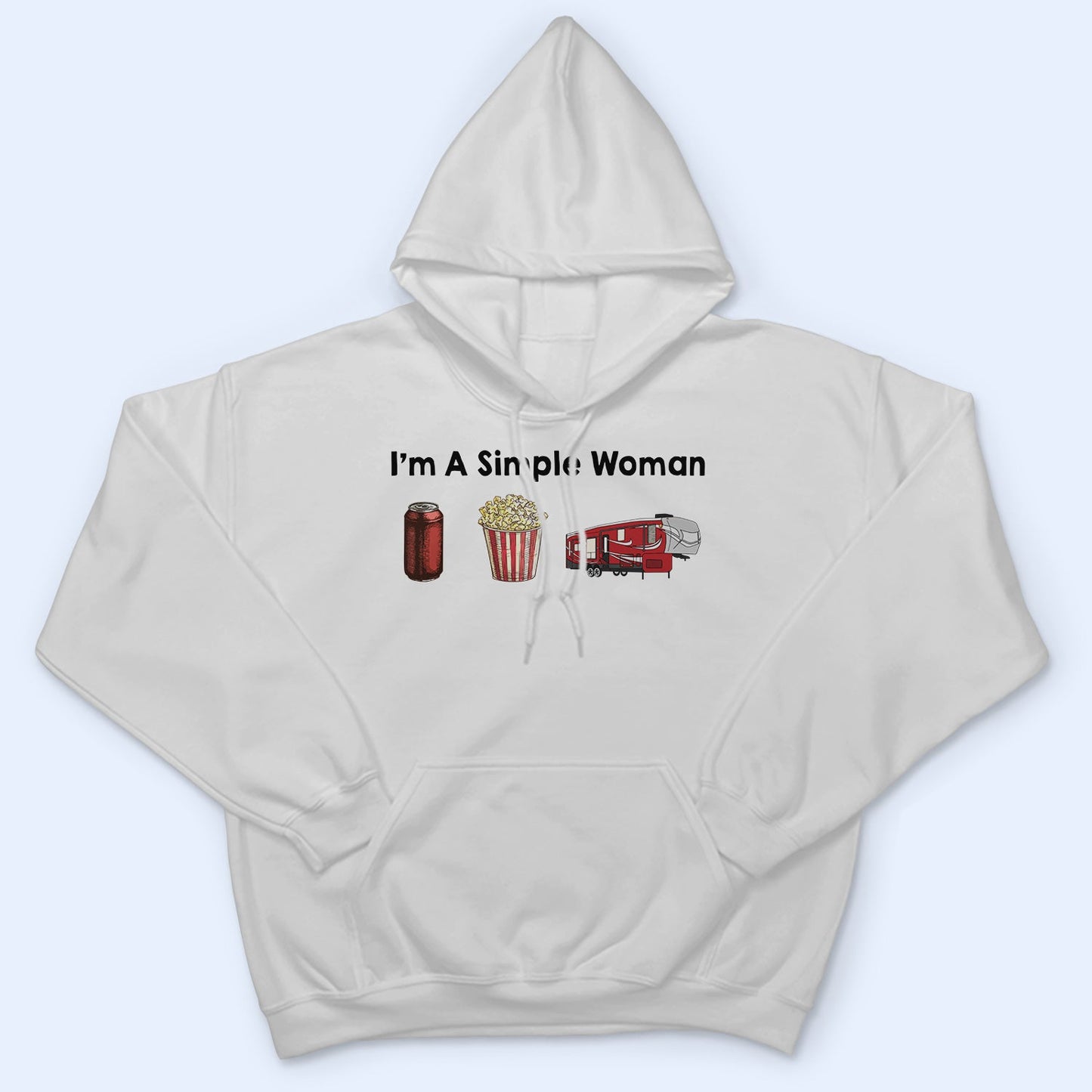 I'm A Simple Woman Campers - Gift For Camping Lovers - Personalized T Shirt