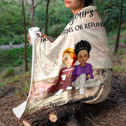 The Only One I Want To Annoy - Anniversary, Loving Gift For Couples, Husband, Wife - Personalized Fleece Blanket