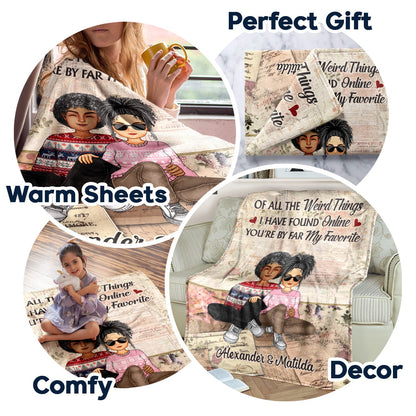 The Only One I Want To Annoy - Anniversary, Loving Gift For Couples, Husband, Wife - Personalized Fleece Blanket