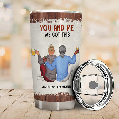 I Wish I Could Turn Back The Clock - Anniversary, Loving Gift For Couples, Husband, Wife - Personalized Tumbler