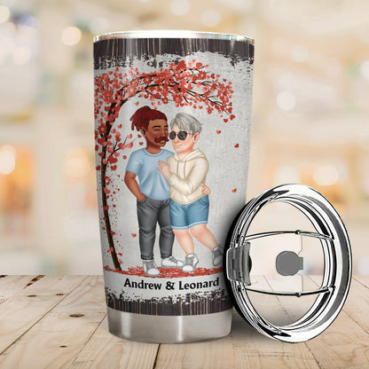 I Wish I Could Turn Back The Clock - Gift For Couples - Personalized Tumbler