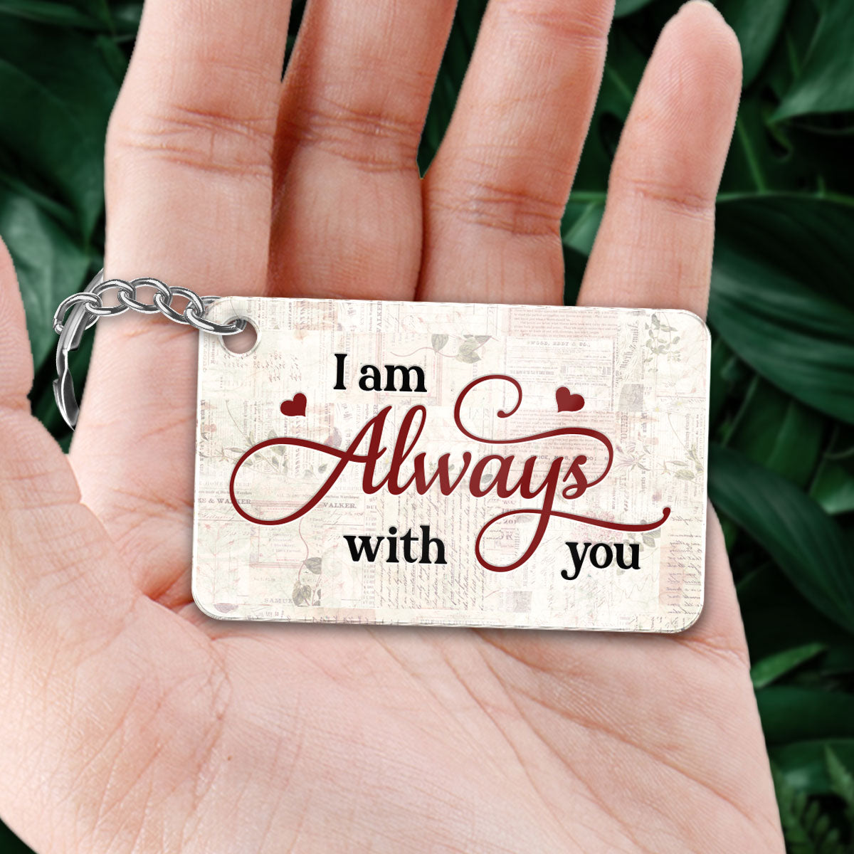 Colorful Tree Old Paper Family Memorial Remembrance Gift Personalized Acrylic Keychain