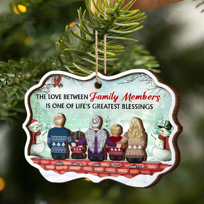 Greatest Gift Our Parents Gave Us Sibling Green Version - Personalized 2-Layered Wooden Ornament