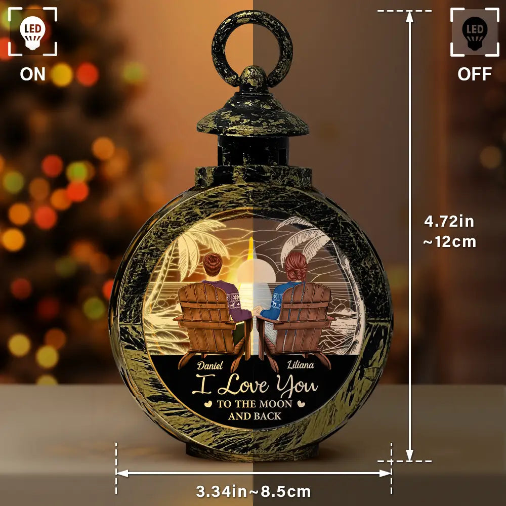 You And Me We Got This Back Couple - Personalized Candlelight Lantern Ornament